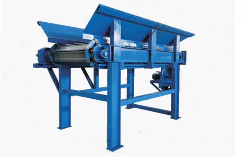 Thiết bị cấp liệu màu xanh